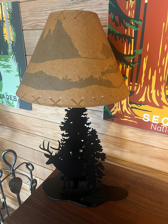 Metal Deer Table Lamp