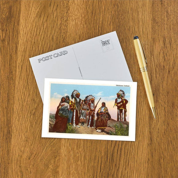 Found Image Press - Postcard OK-62 Oklahoma Indians