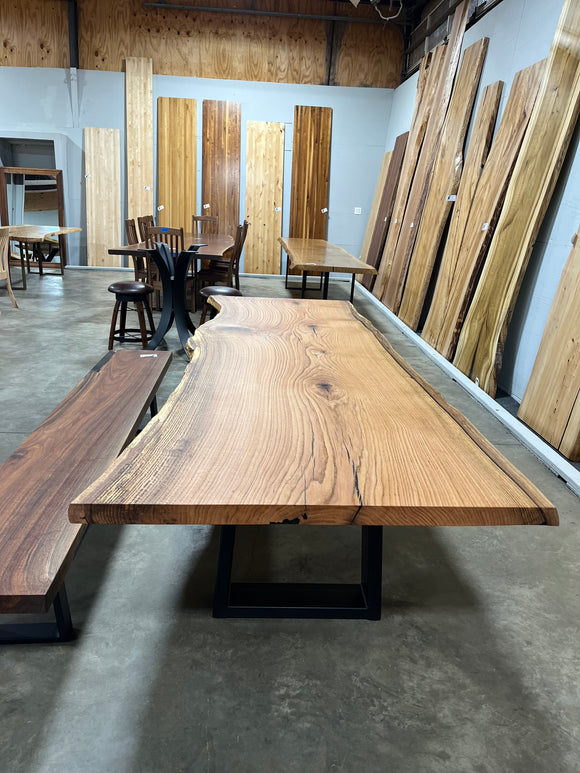 Live Edge Red Oak Wood Slab