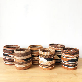 Fine Weave Baskets (Assorted Colors) - Medium