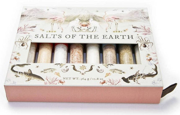 The African Home Goods - Salts of the Earth | Exotic Salt Collection from Around the Globe | 8-Pack Gift Set