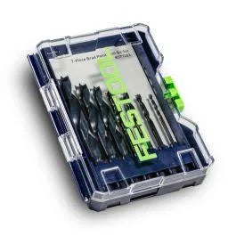 Festool 577483 BKS D 1/8''-1/2'' CE/W/7 7-Piece Brad Point Drill Bit Set