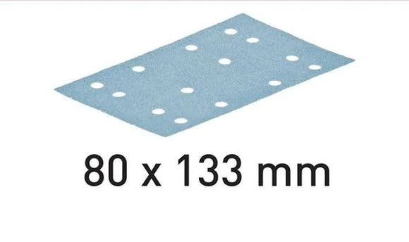 Festool 497121 Granat P150 Grit RTS (80x133mm) Rectangular Abrasive Sanding Sheets, 100-Pack