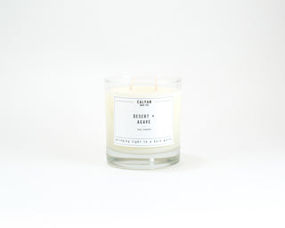 Glass Tumbler Soy Candle - Desert/Agave-Calyan Wax Co-candle 