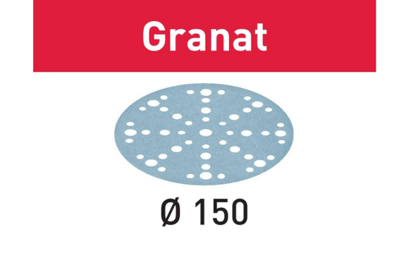 Festool 578359 Granat, 100 Grit for 150 mm (6") Sanders, 50 Pack