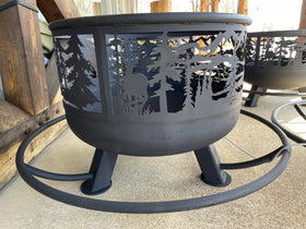 Nature's Silhouette Fire Pit