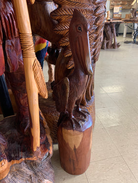Wooden pelican Wood Art. - 0