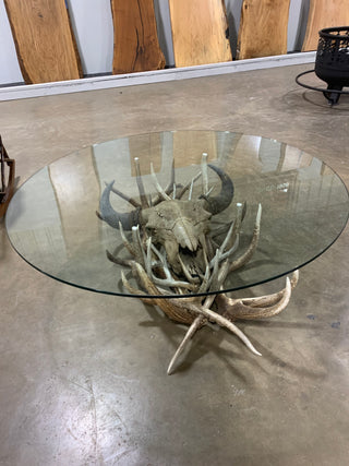 Bison Skull Coffee Table