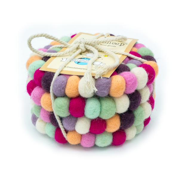 Friendsheep - Macarons Eco Coasters and Trivets: Eco Trivet