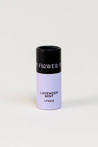 Good Flower Farm - Lavender Mint Organic Lip Balm / 0.3 oz Biodegradable Tube