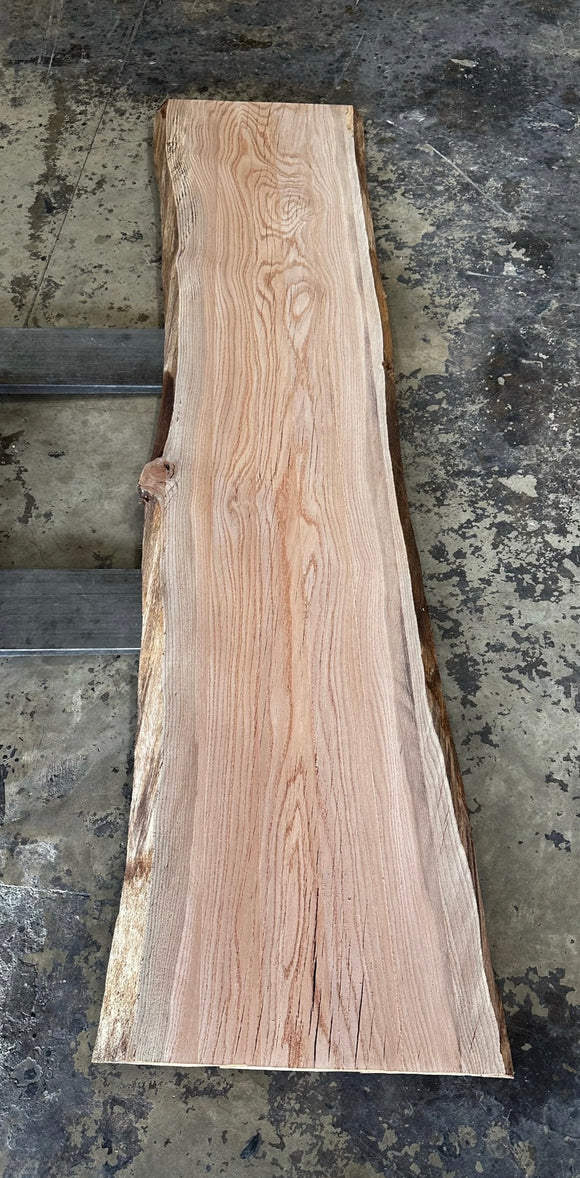 Unfinished Live Edge Red Oak Slab (ULES-2346)