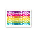 Rock Scissor Paper - Personalized City Ceramic Magnet - Supergraphics Repeat: Autumn (10)-6