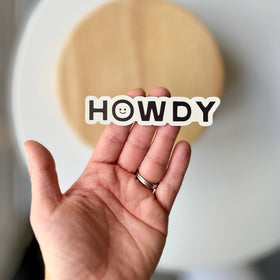 Morgan Lacey Hart - Happy Little Howdy Magnet - 0