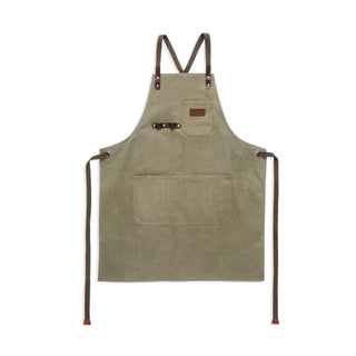 Roosevelt Supply Co. - Olive waxed canvas apron