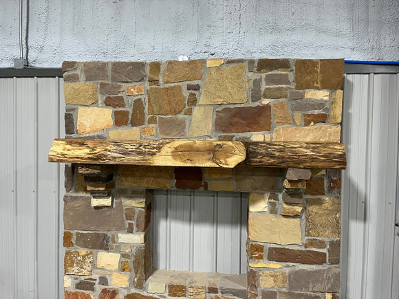 White Oak Fireplace Mantel