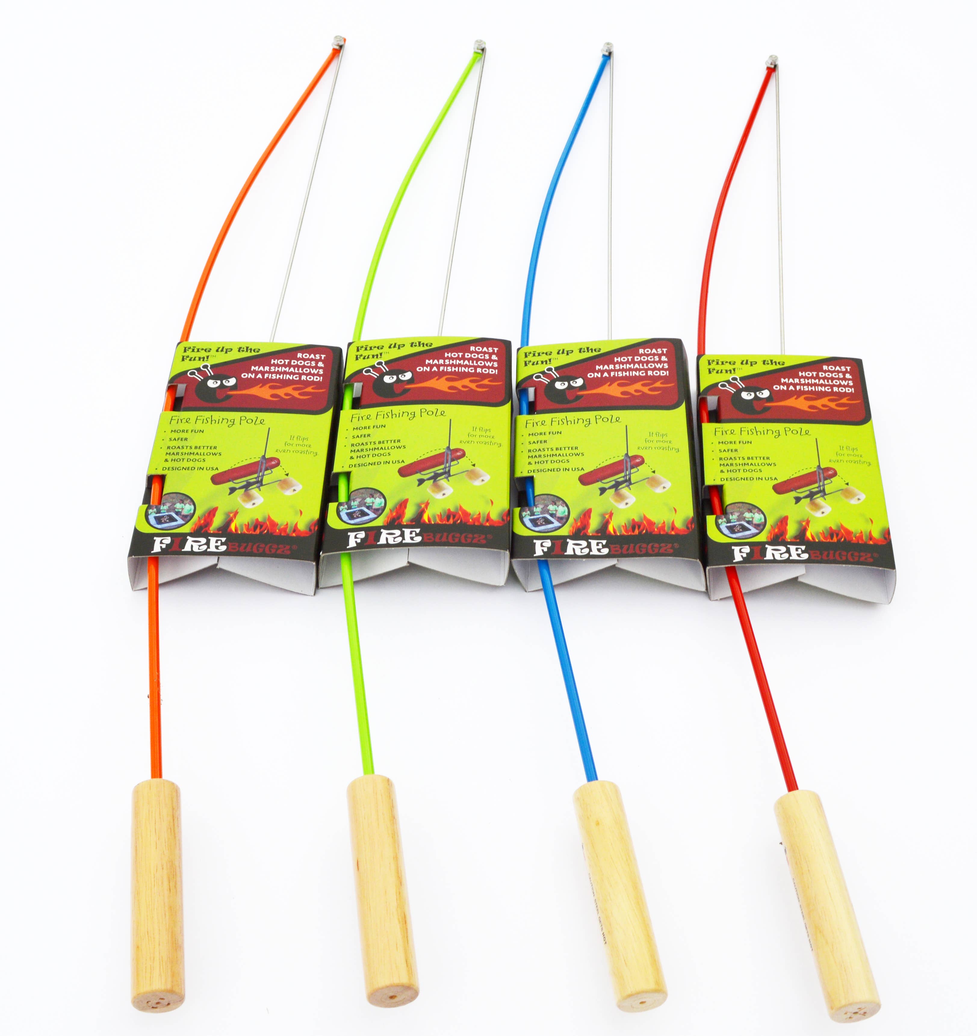campfire marshmallow fishing pole Firebuggz