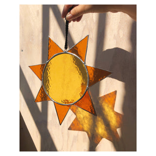 Chelbie Hunger Glassworks - Sunshine Stained Glass Sun Catcher