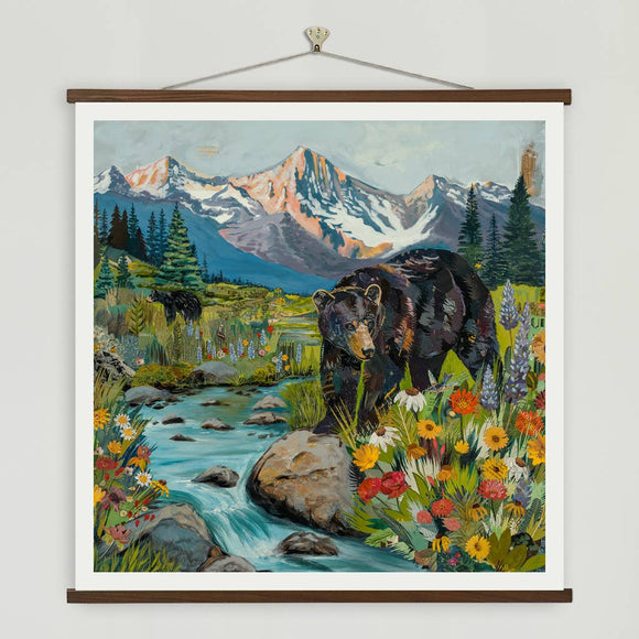 Dolan Geiman - Art Print | Mountain Bear Wall Art | DISTRACTED: Unframed / 20 x 20
