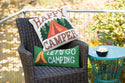 Peking Handicraft - Happy Camper Hook Pillow