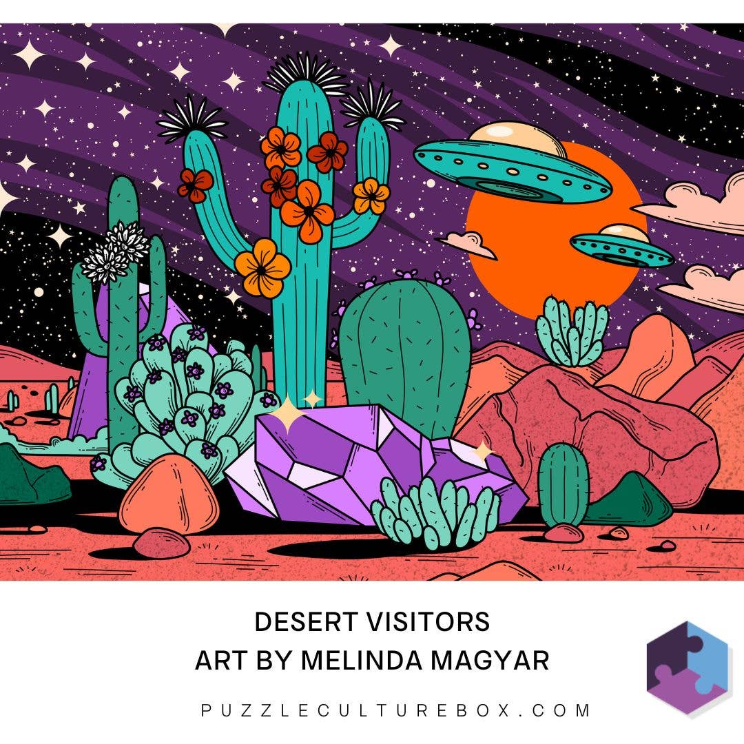 Puzzle Culture - Desert Visitors Puzzle - 0