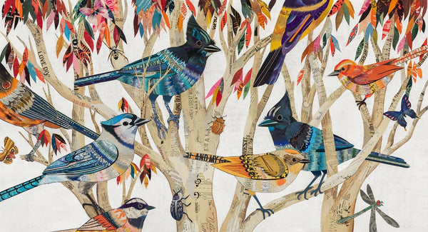 Dolan Geiman - Art Print | Birdwatcher Wall Art | BIRD CANDY: Unframed / 32 x 56