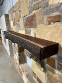 Live Edge Walnut Fireplace Mantel