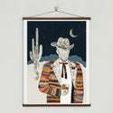 Dolan Geiman - Art Print | Vintage Cowboy | QUILTED WRANGLER (MIDNIGHT): Unframed / 16 x 20