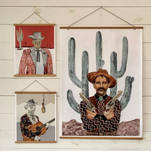 Dolan Geiman - Art Print | Cowboy Wall Art | BUTTERFLY SALESMAN: Unframed / 32 X 40