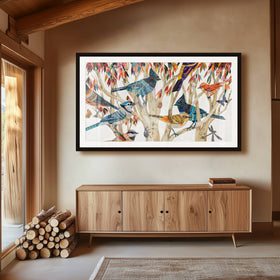 Dolan Geiman - Art Print | Birdwatcher Wall Art | BIRD CANDY: Unframed / 15.5 X 26 - 0