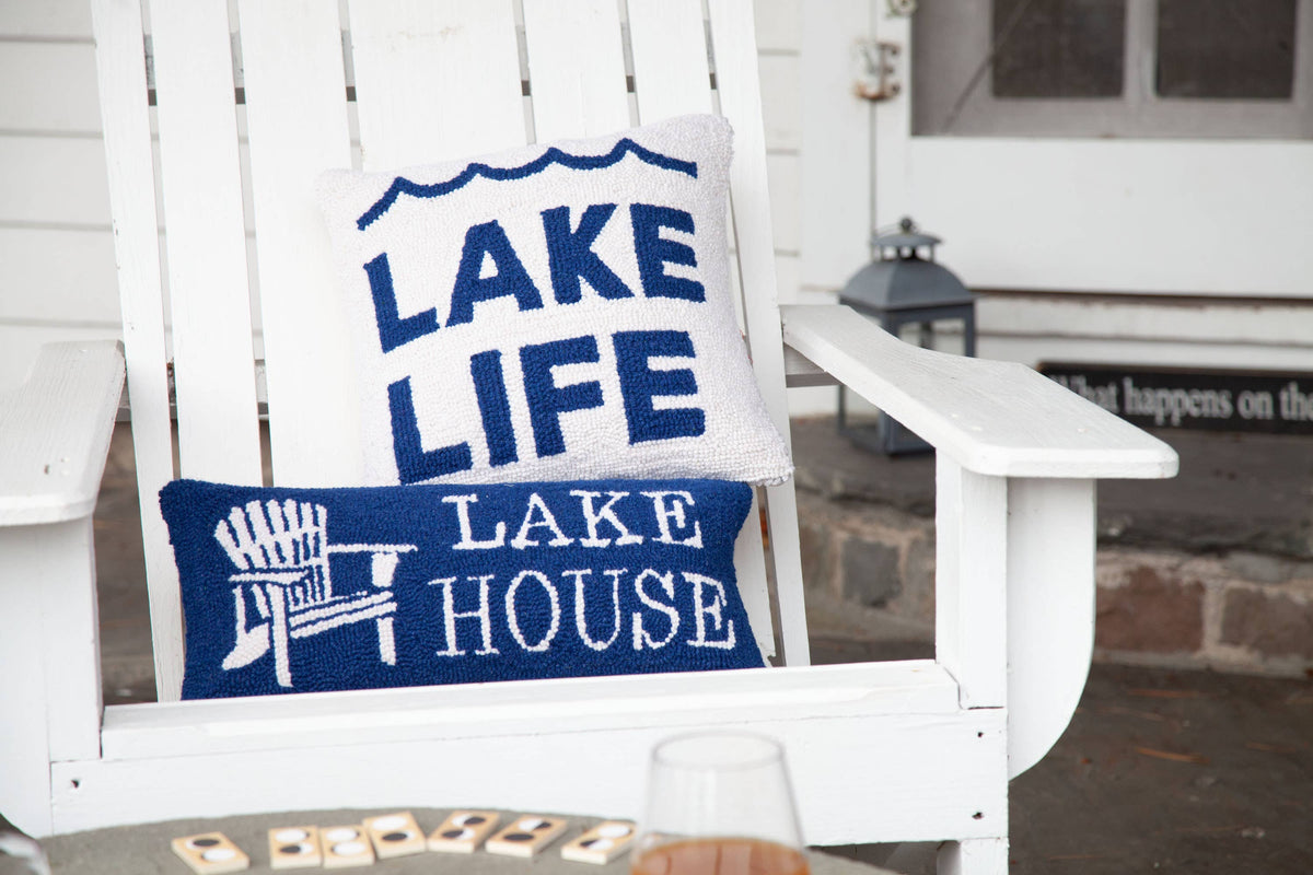 Peking Handicraft - Lake Life Hook Pillow | The Forest Store