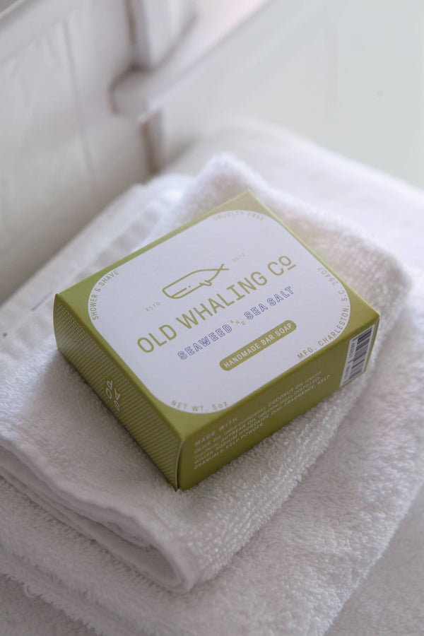 Old Whaling Company - Seaweed & Sea Salt Bar Soap