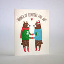 Fugu Fugu Press - Tidings Sweater Bears Card-1