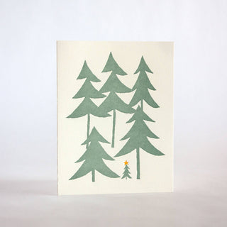 Fugu Fugu Press - Winter Trees Card - Set of 8