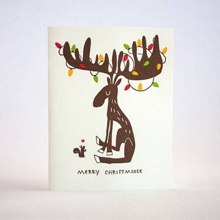 Fugu Fugu Press - Merry Christmoose Card - Set of 8