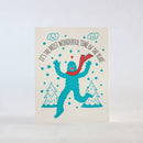 Fugu Fugu Press - Wonderful Time Big Foot Card-1