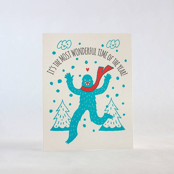 Fugu Fugu Press - Wonderful Time Big Foot Card