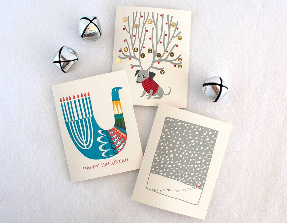 Fugu Fugu Press - Reindeer Wiener Card - Set of 8 - 0