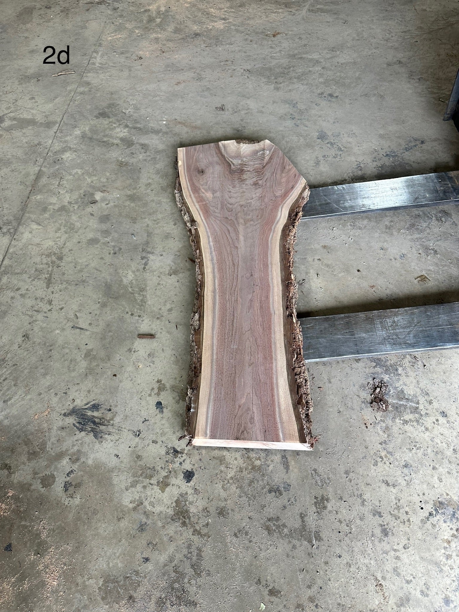 Unfinished Live Edge Walnut Slab (ULES-2902)