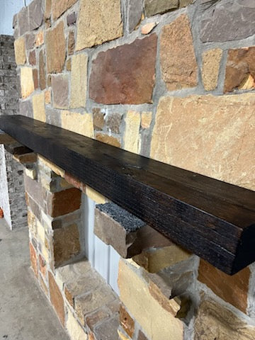 Red Oak Fireplace Mantel