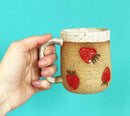 Osso Ceramics - Strawberry Stamped Mug: 12 fl oz-1