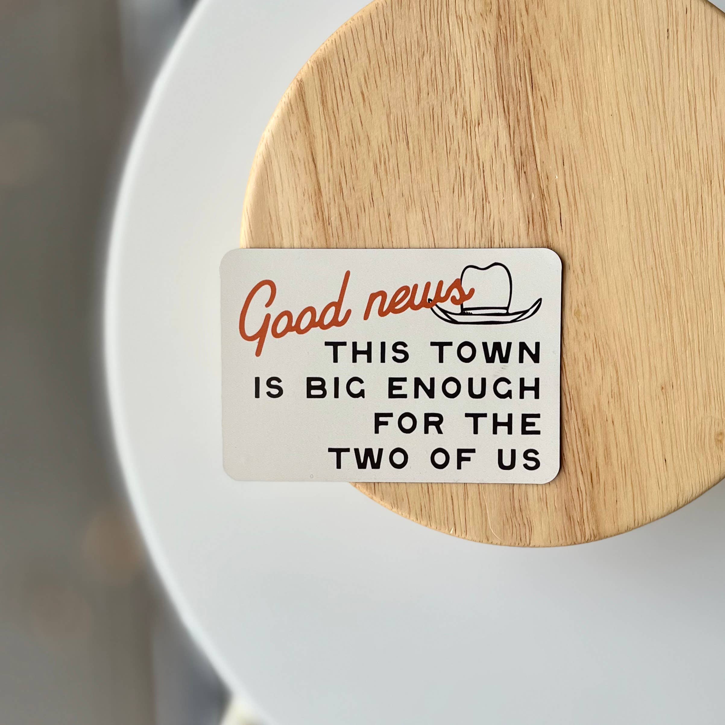 Morgan Lacey Hart - This Town is Big Enough Magnet