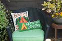 Peking Handicraft - Happy Camper Hook Pillow