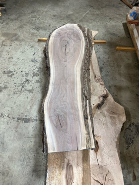 Unfinished Live Edge Walnut Slab (ULES-2899)