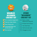 The Woobles - Felix the Fox Beginner Crochet Kit