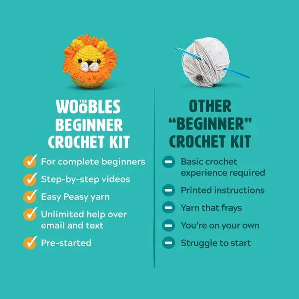 The Woobles - Kiki the Chick Beginner Crochet Kit