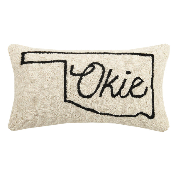 Peking Handicraft - OKIE MAP HOOK PILLOW