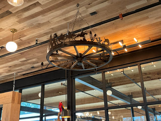 Wagon Wheel Chandelier