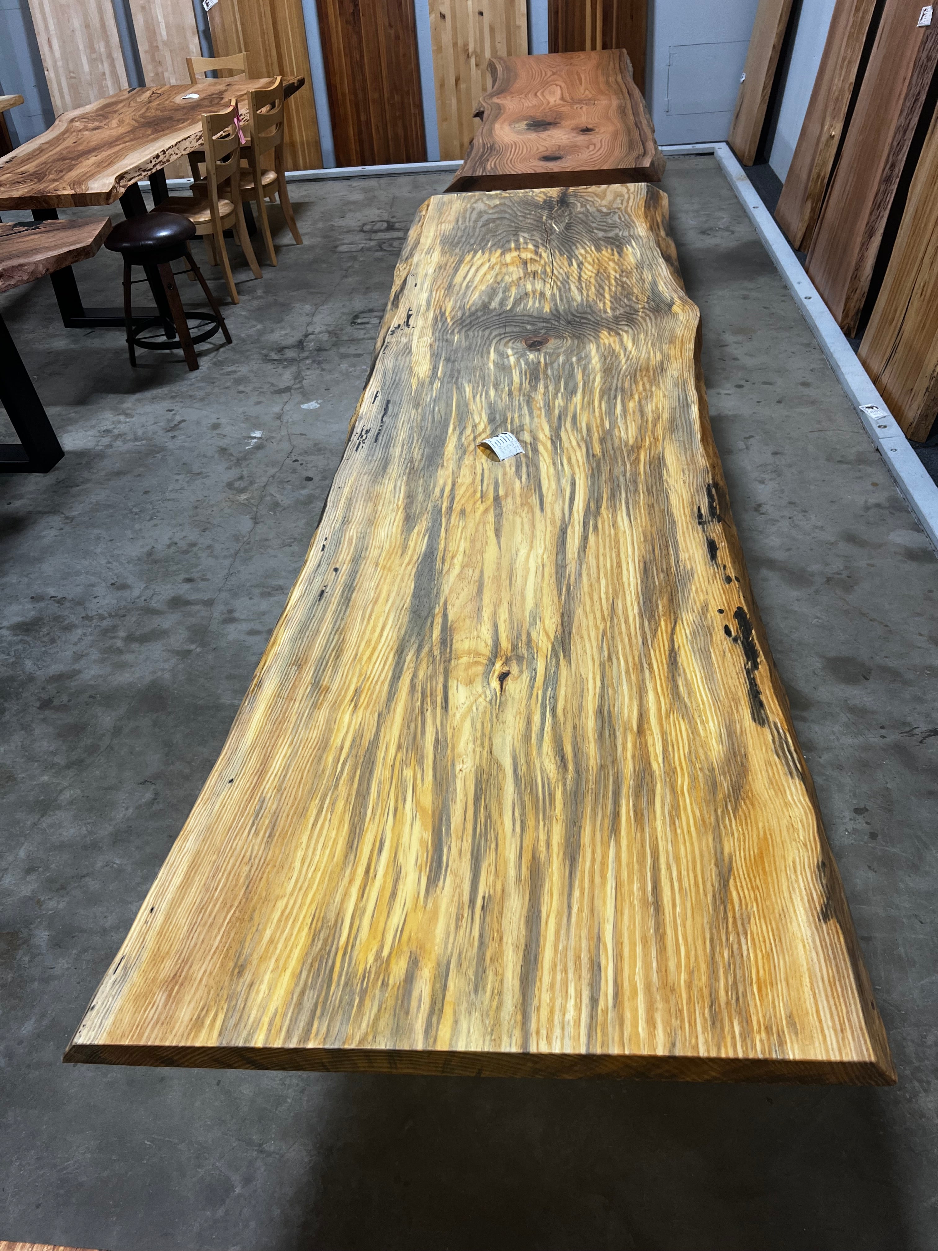 Live Edge Blue Pine Slab