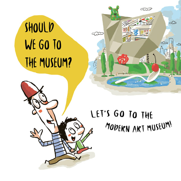 Schiffer Kids - Let's Go to the Museum: A Modern Art Adventure Maze