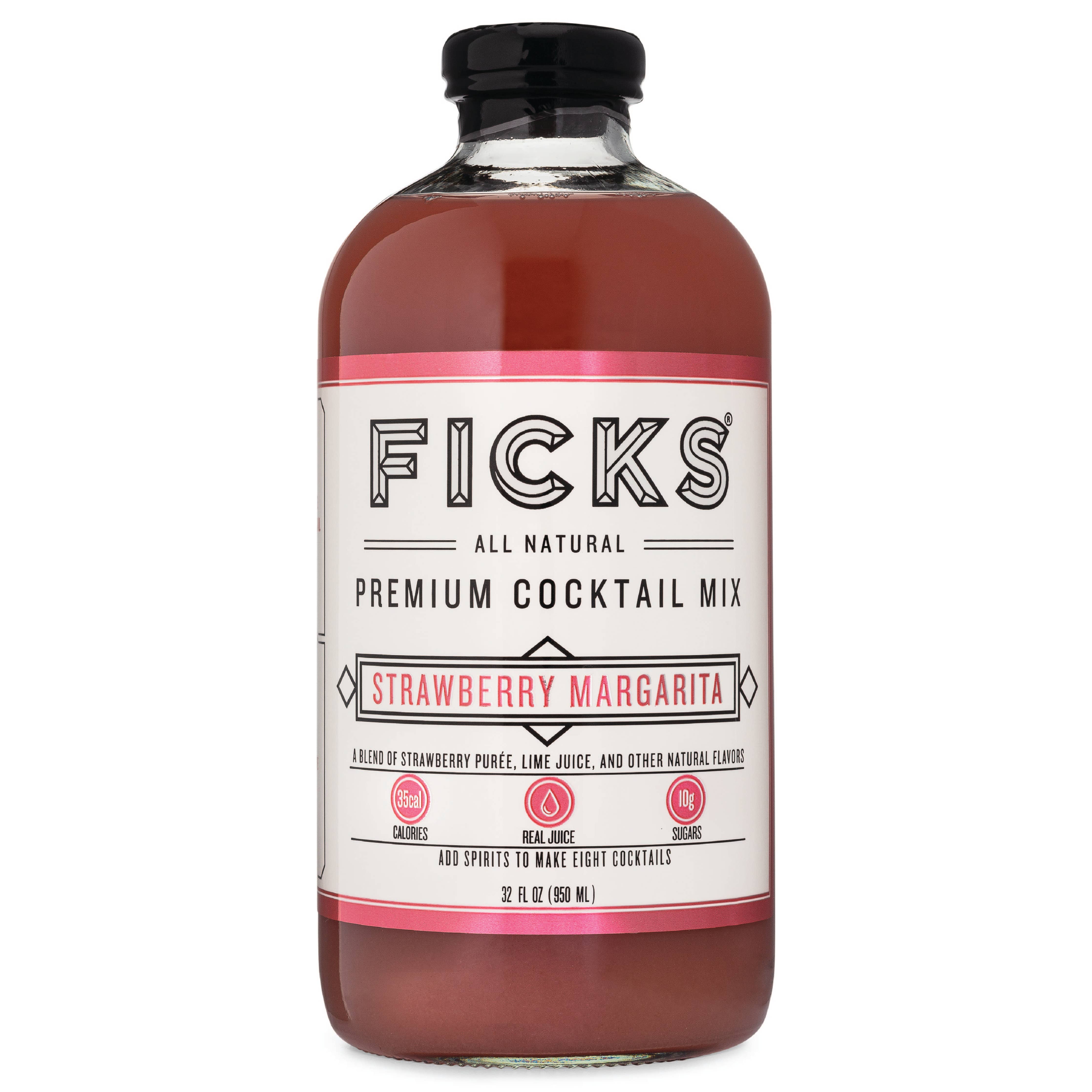 FICKS FICKS Premium Strawberry Margarita Cocktail Mix The Forest Store